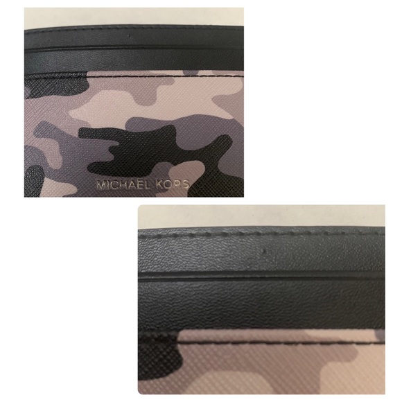 MICHAEL KORS Black Multi, Leather Card Case Wallet/NWT - Picture 12 of 12